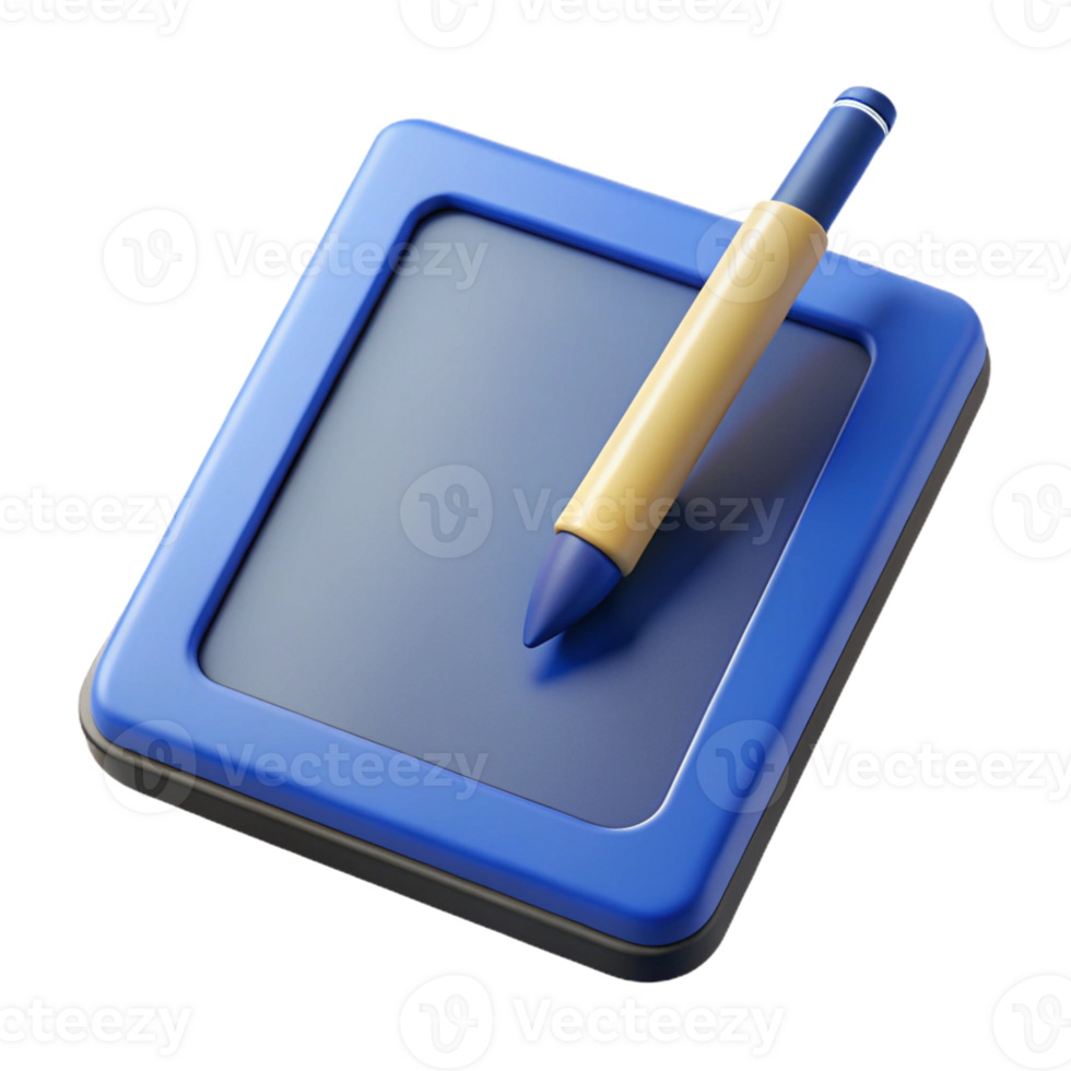 stunning contemporary Tablet computer with stylus pen genuine png