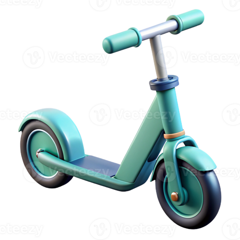 wonderful rustic Electric scooter folded for portability high resolution png