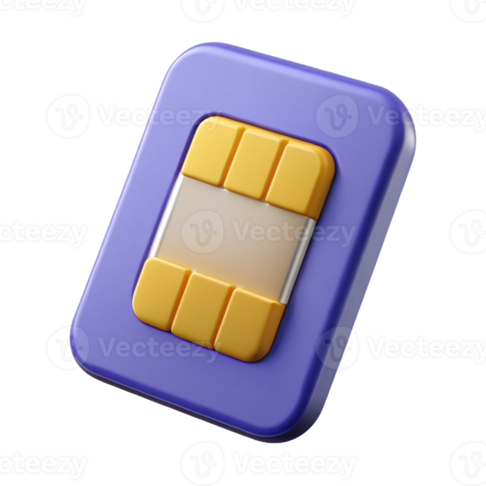 beautiful creative SIM card for mobile phone original png