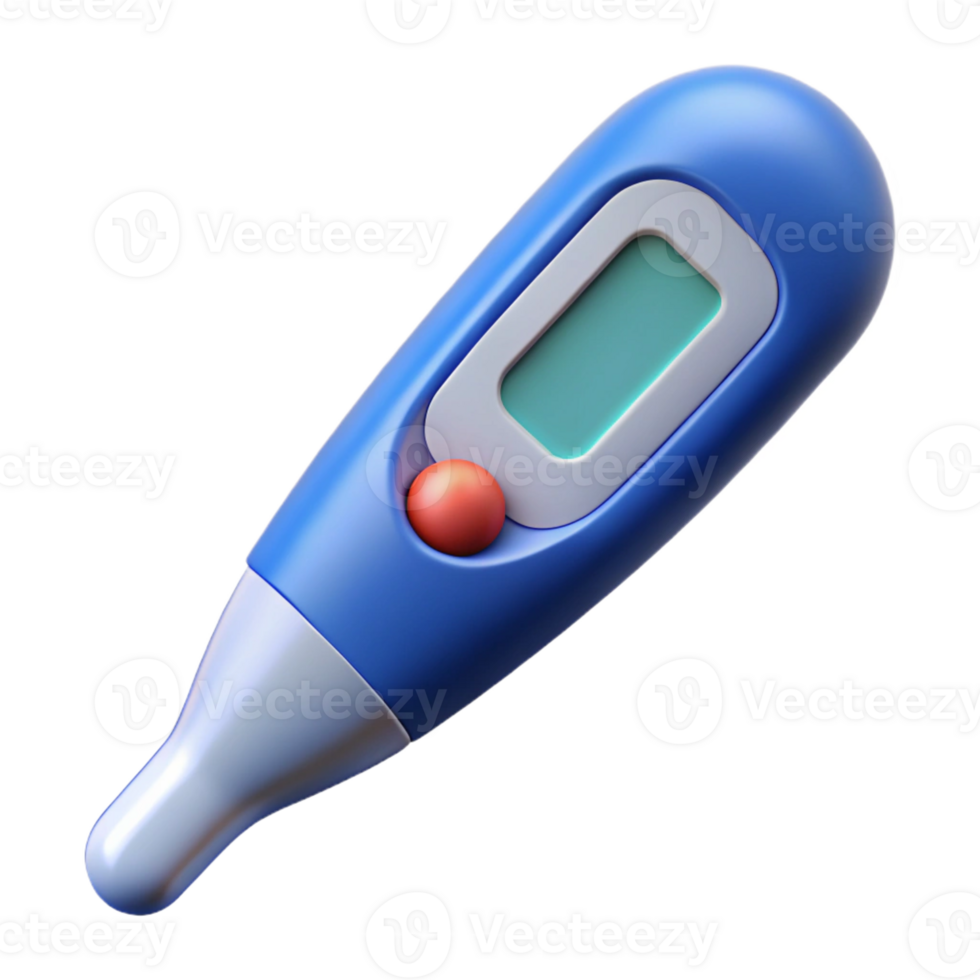 extraordinary vintage Digital thermometer with LCD screen authentic png