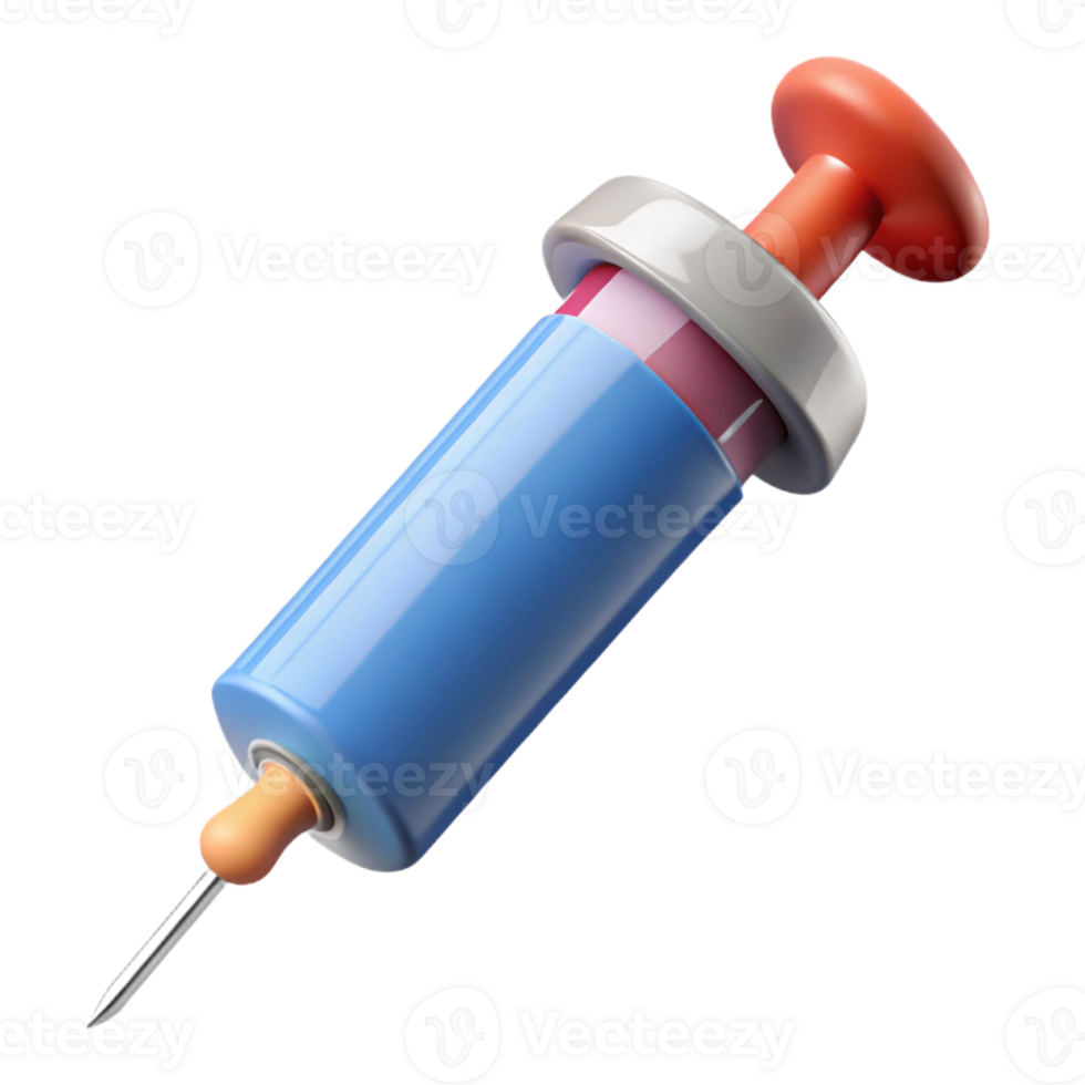 elegant abstract Syringe with needle attached authentic png