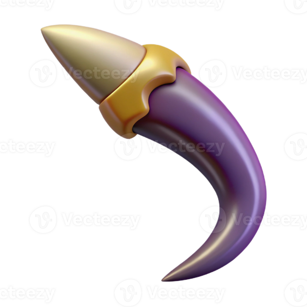 impressive classic Harpy talon, single sharp talon, detailed png