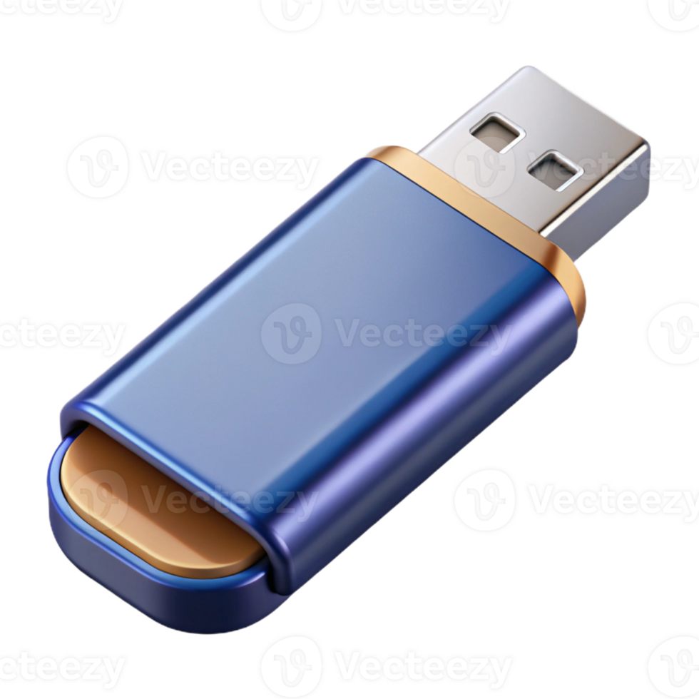serene creative USB flash drive with metal casing professional png
