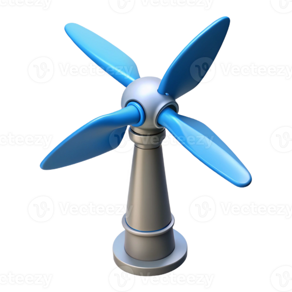 extraordinary artistic Wind turbine blade rotating high quality png