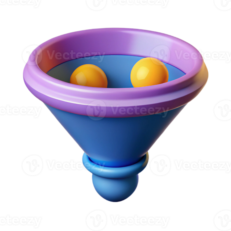 magnificent contemporary Digital marketing funnel icon high resolution png