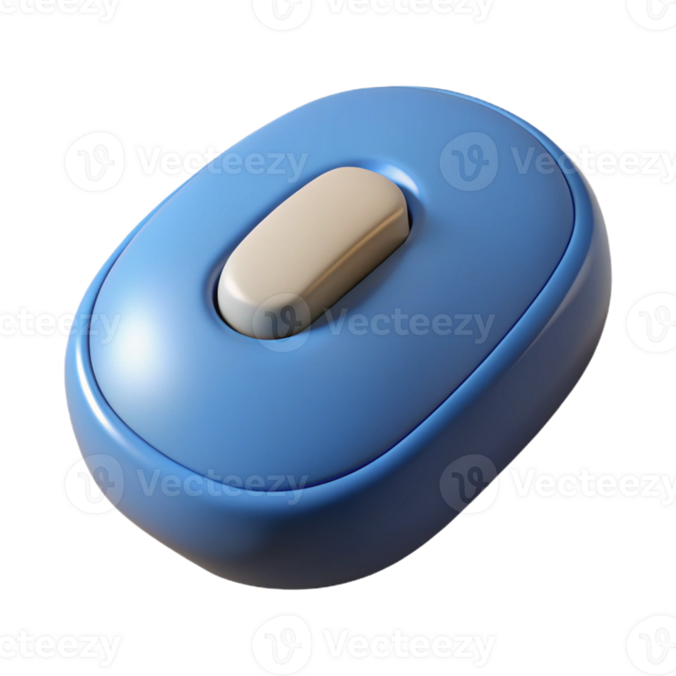 vibrant minimalist Single computer mouse button 4K png