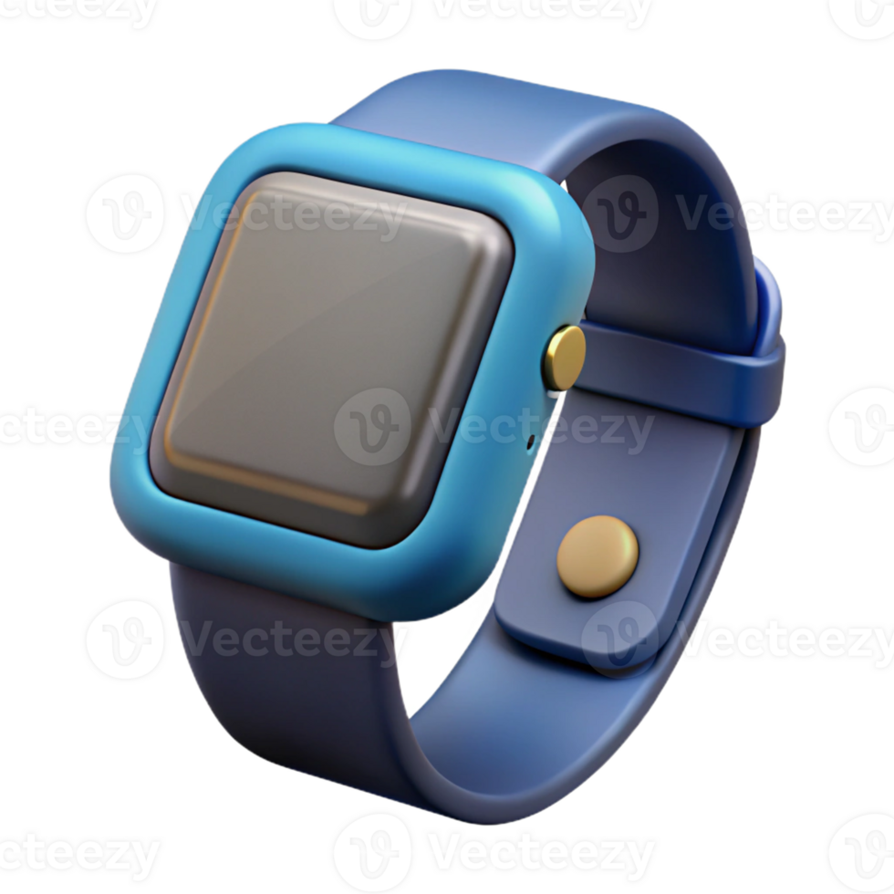 wonderful abstract Smartwatch with fitness tracker display, high quality png