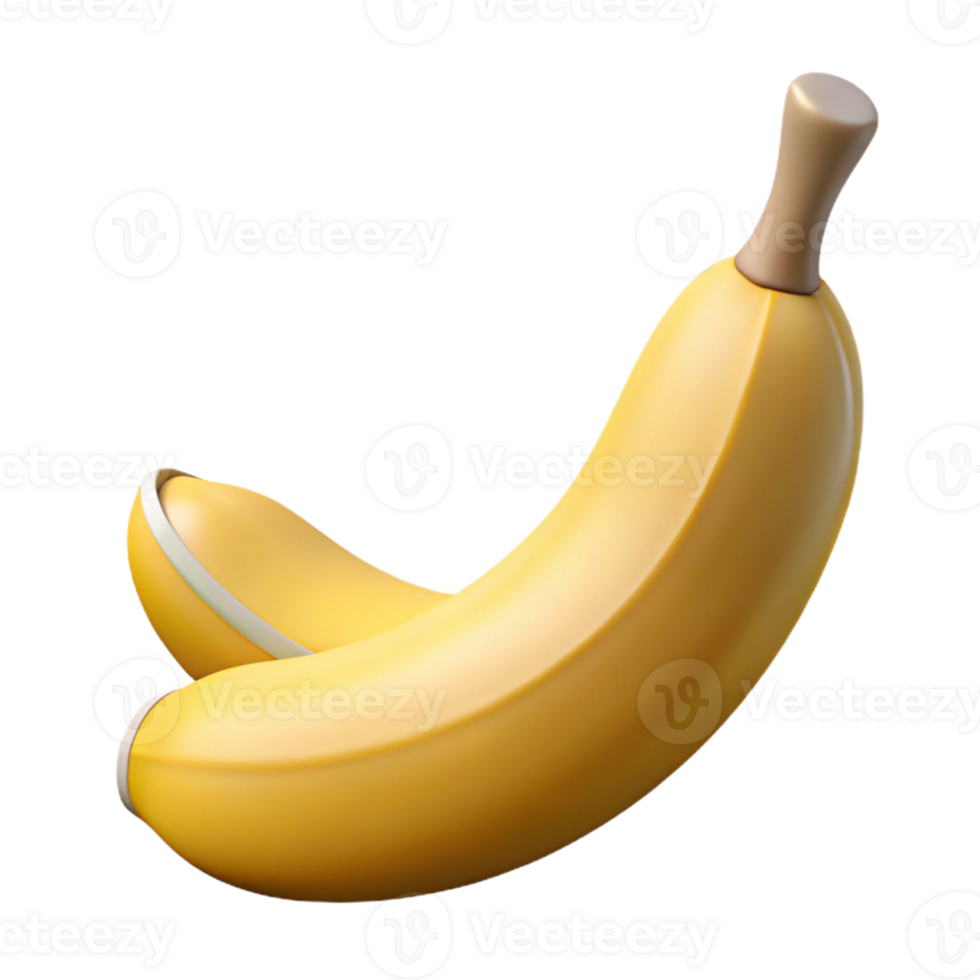 serene traditional A single, ripe banana with a peel partially removed authentic png