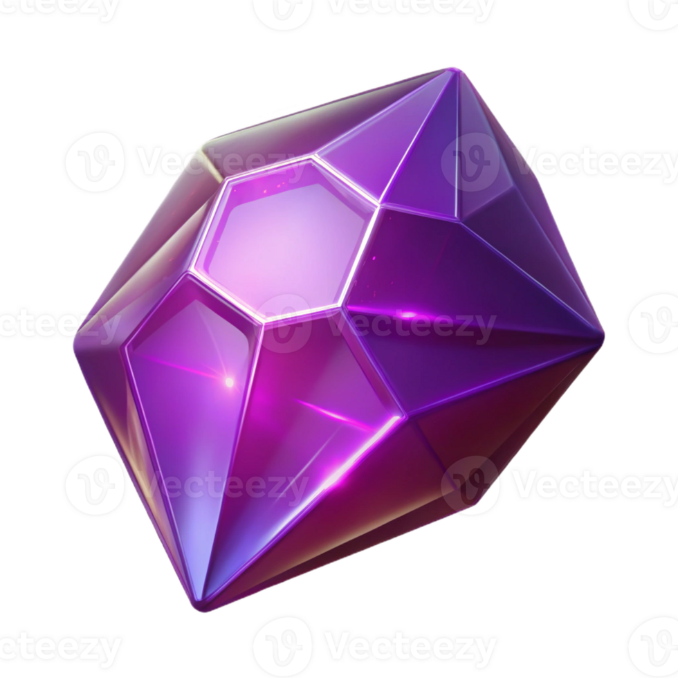 magnificent rustic A single, polished gemstone radiating magical energy professional png