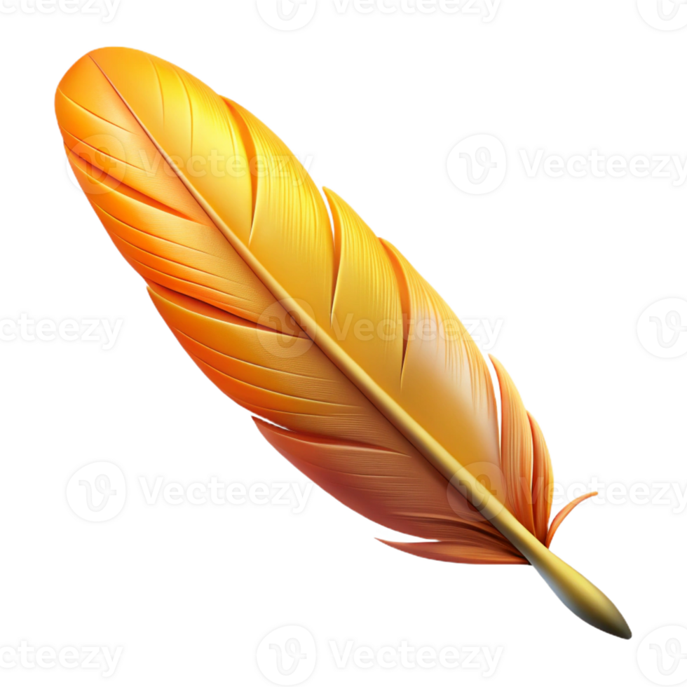 magnificent rustic A single, perfect feather from a phoenix's wing exclusive png