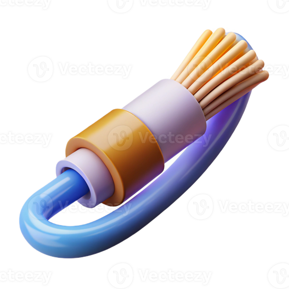 elegant artistic Fiber optic cable exclusive png