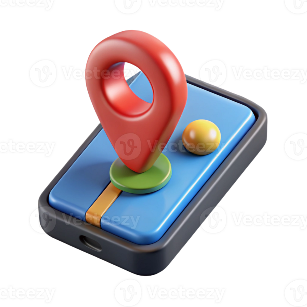 impressive contemporary GPS navigation device high resolution png