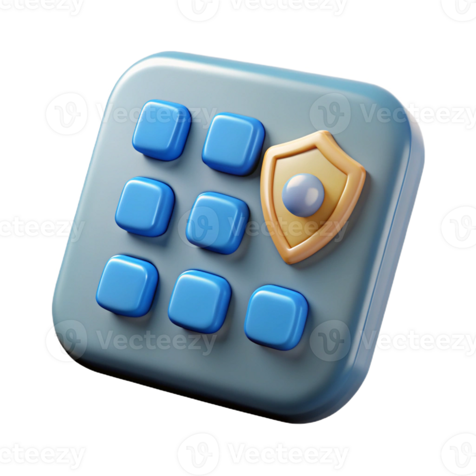 wonderful creative Security system keypad 4K png