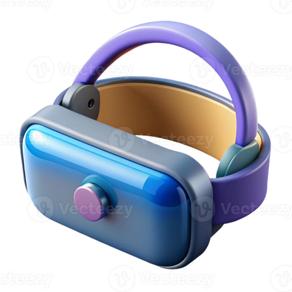 serene rustic Augmented reality headset high resolution png
