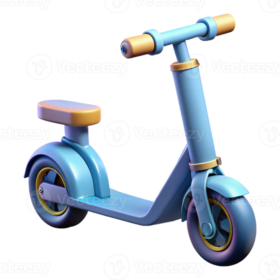 dramatic artistic Electric scooter high resolution png