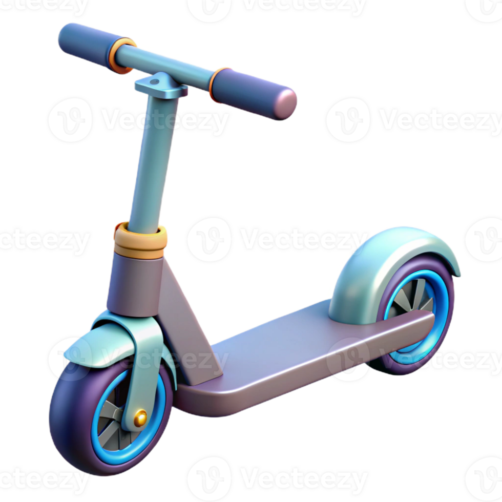 impressive abstract Electric scooter premium png