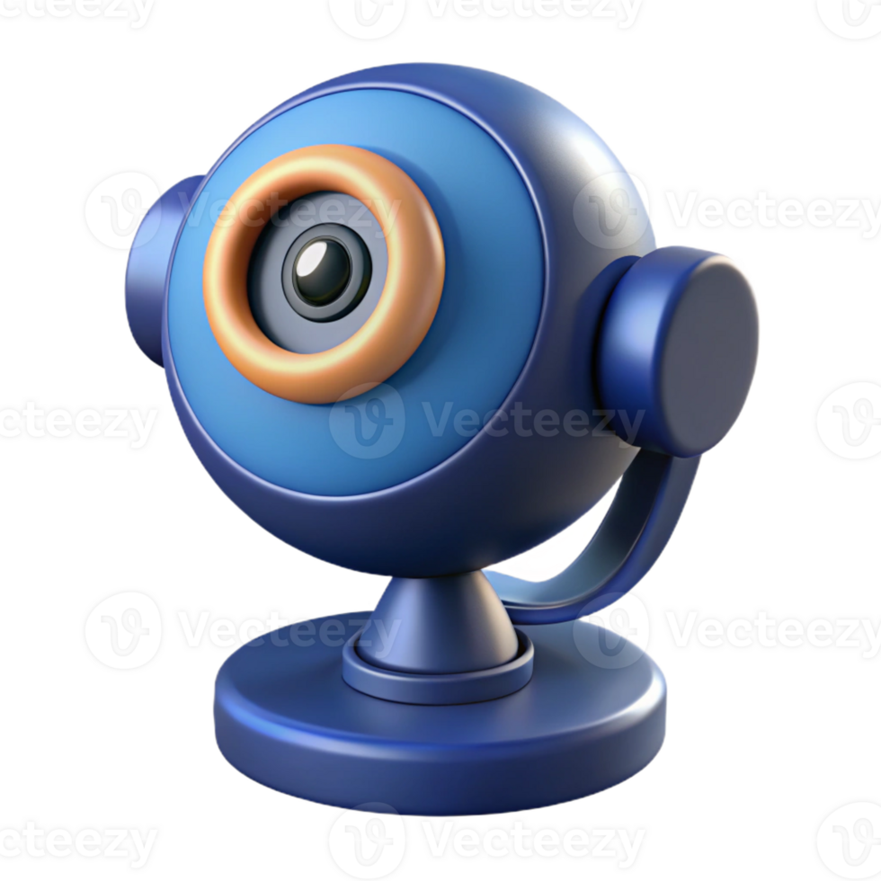 elegant artistic Webcam with built-in microphone genuine png