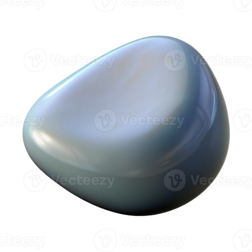 impressive minimalist Smooth river stone 4K png