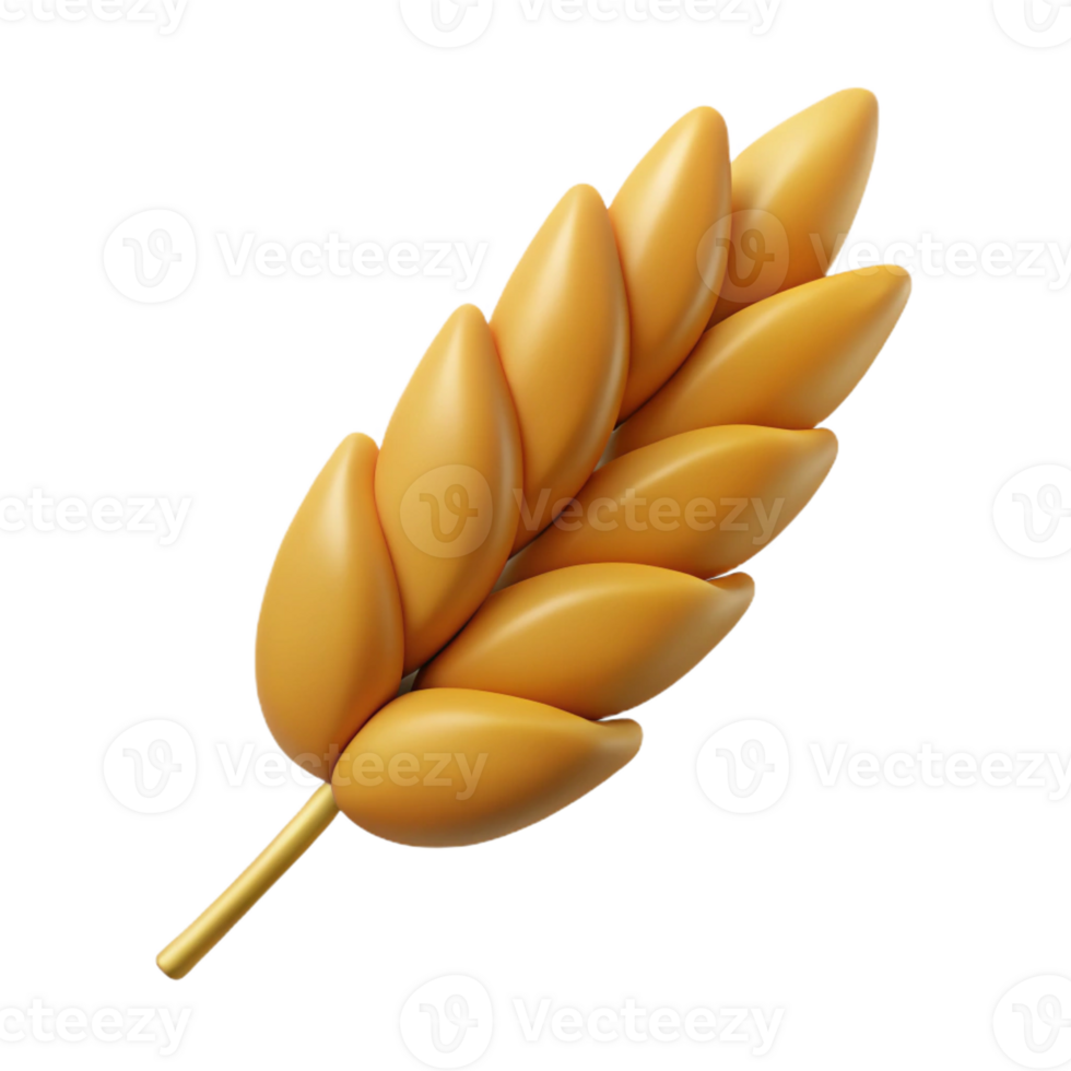 serene classic Single grain of wheat high quality png
