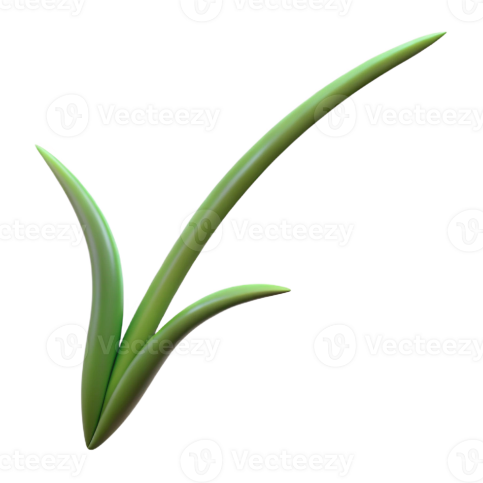 dramatic abstract Single blade of grass authentic png