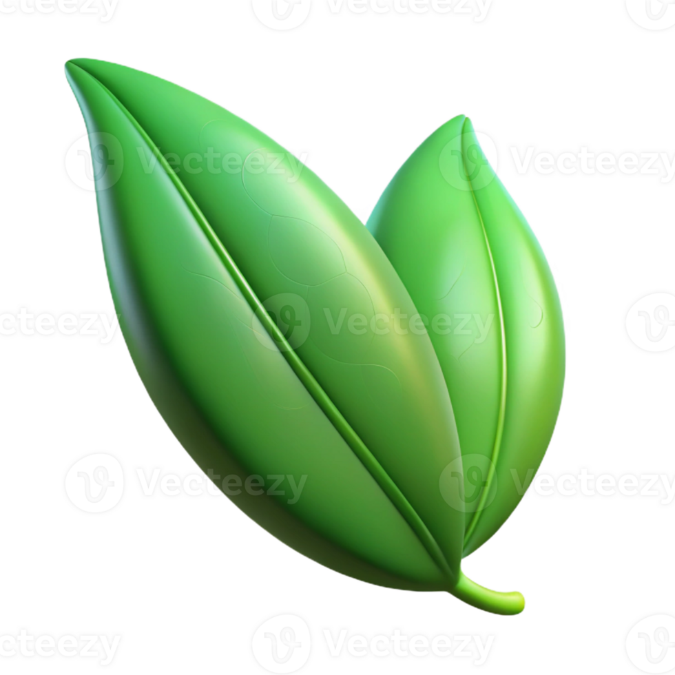 magnificent abstract Green tea leaf high resolution png