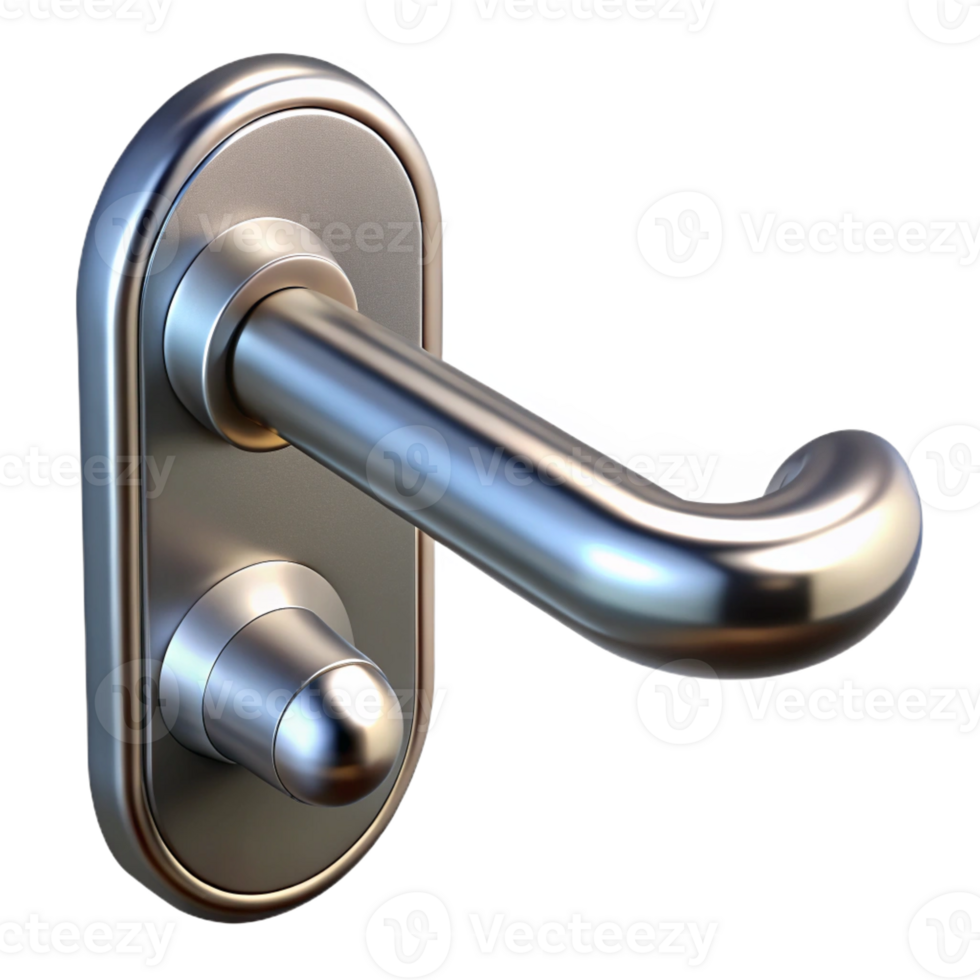 vibrant creative Metal door handle detailed png