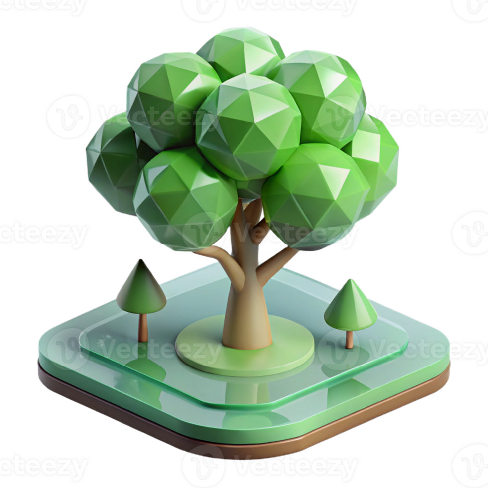 vibrant traditional Architectural model tree genuine png