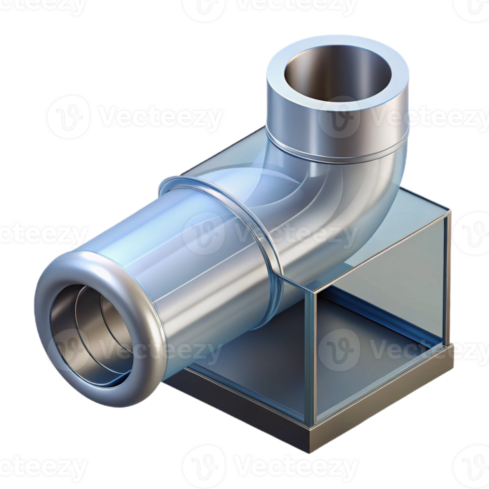 elegant minimalist Ductwork section authentic png