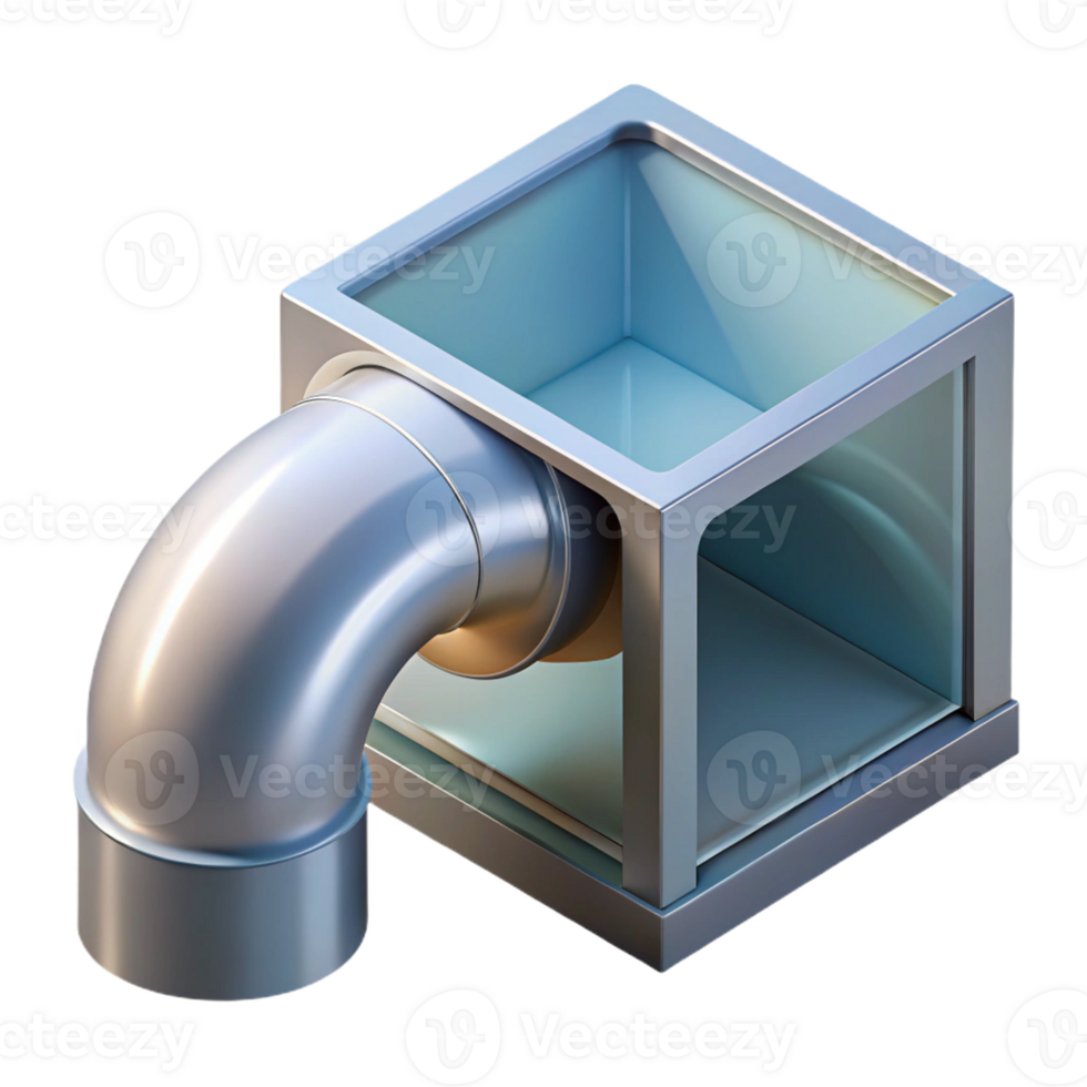 magnificent modern Ductwork section detailed png