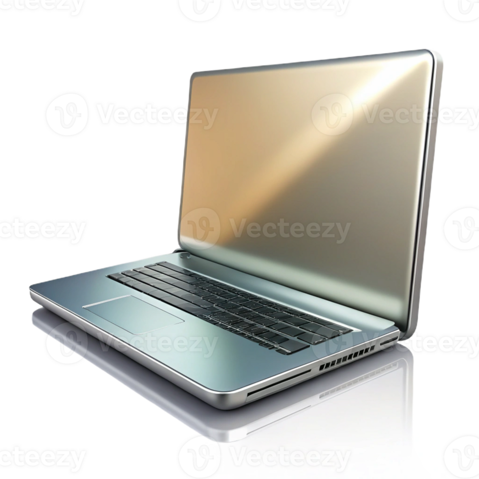 wonderful rustic A sleek, silver laptop with the lid closed premium png