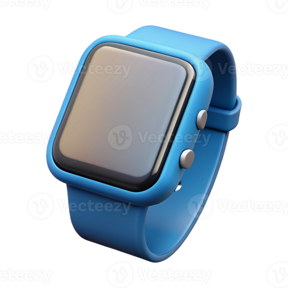dramatic vintage A brand new smartwatch with a blank screen premium png