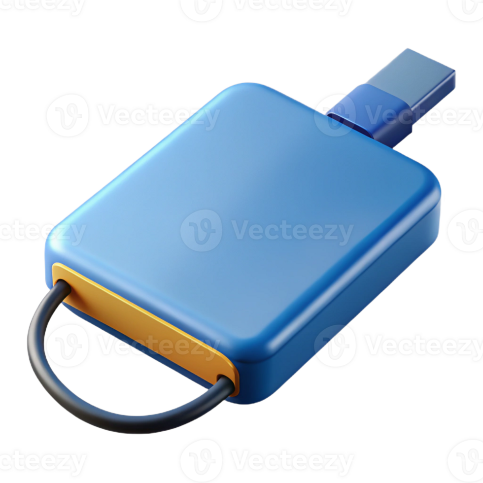 dramatic modern A portable external hard drive genuine png