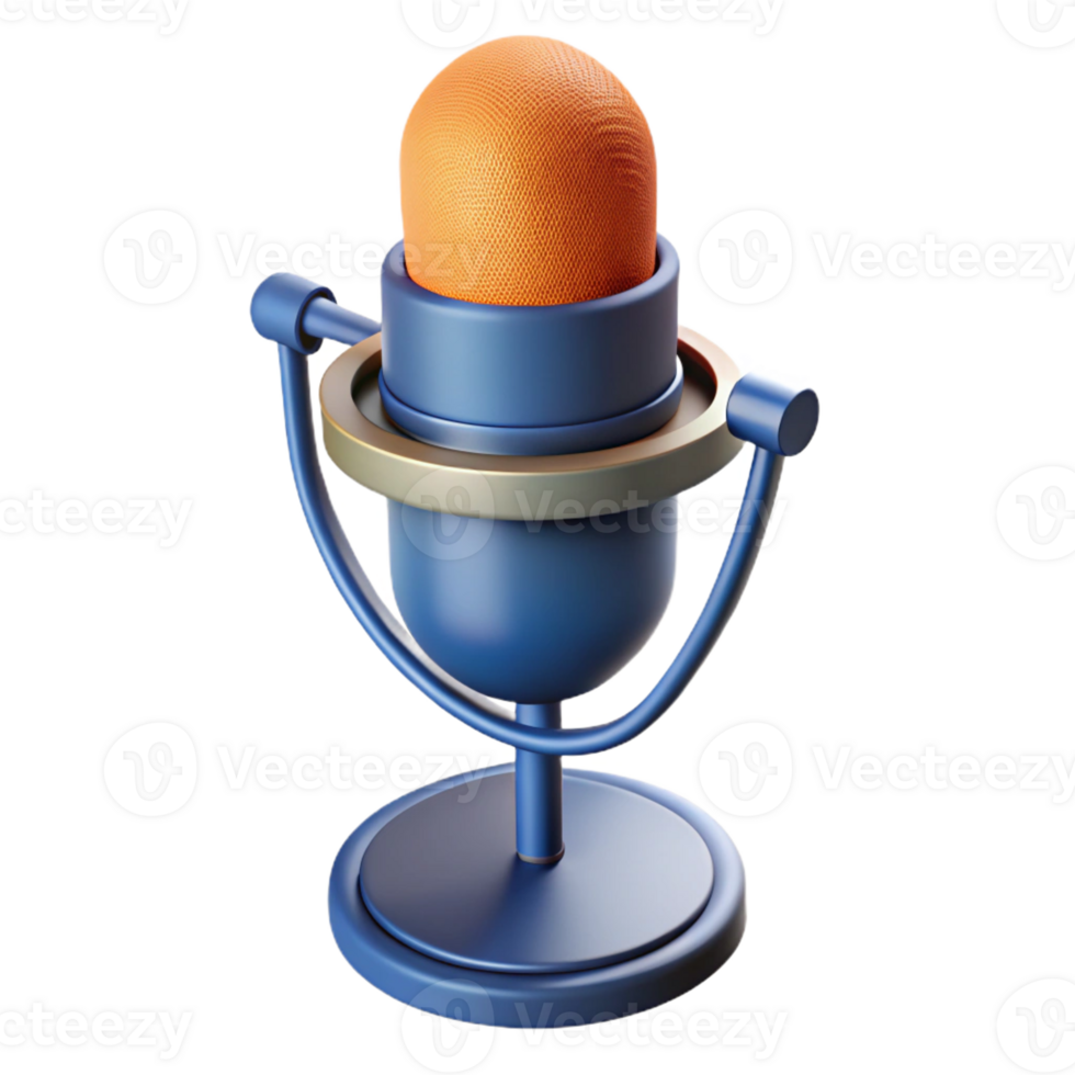 wonderful classic A studio microphone with a pop filter premium png