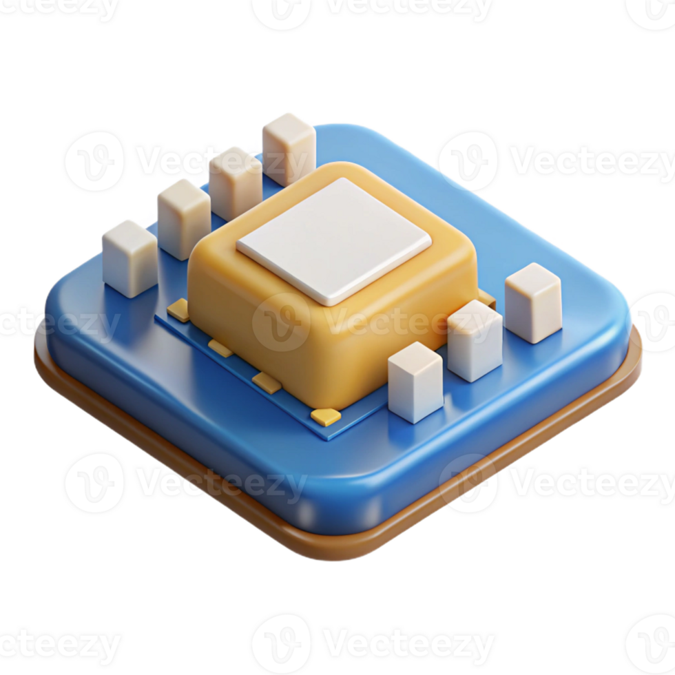 extraordinary modern A single circuit board component original png