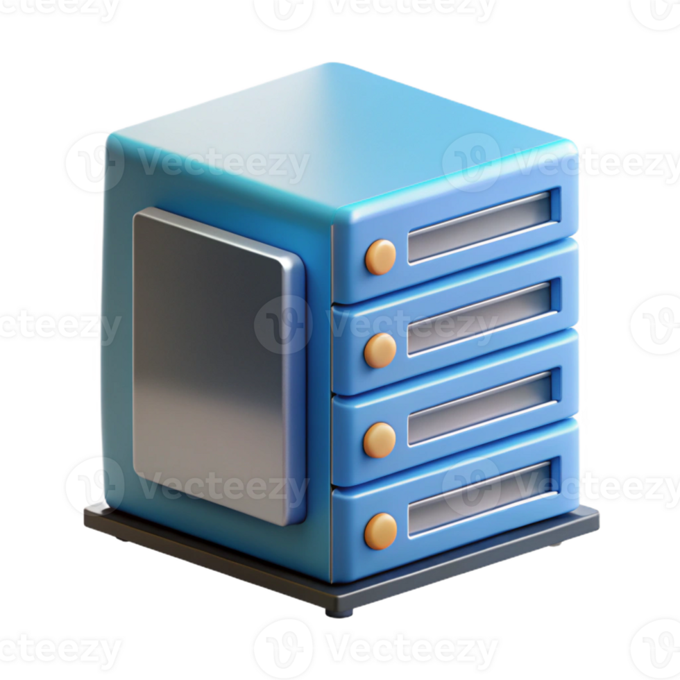 extraordinary artistic A server rack unit 4K png