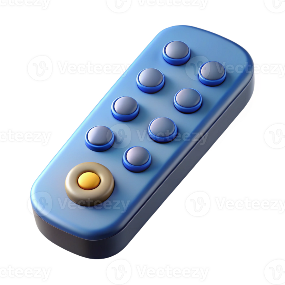 beautiful minimalist A universal remote control professional png
