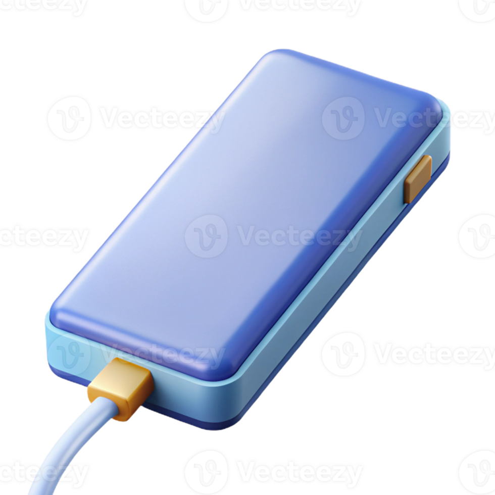 magnificent minimalist A power bank for charging mobile devices premium png