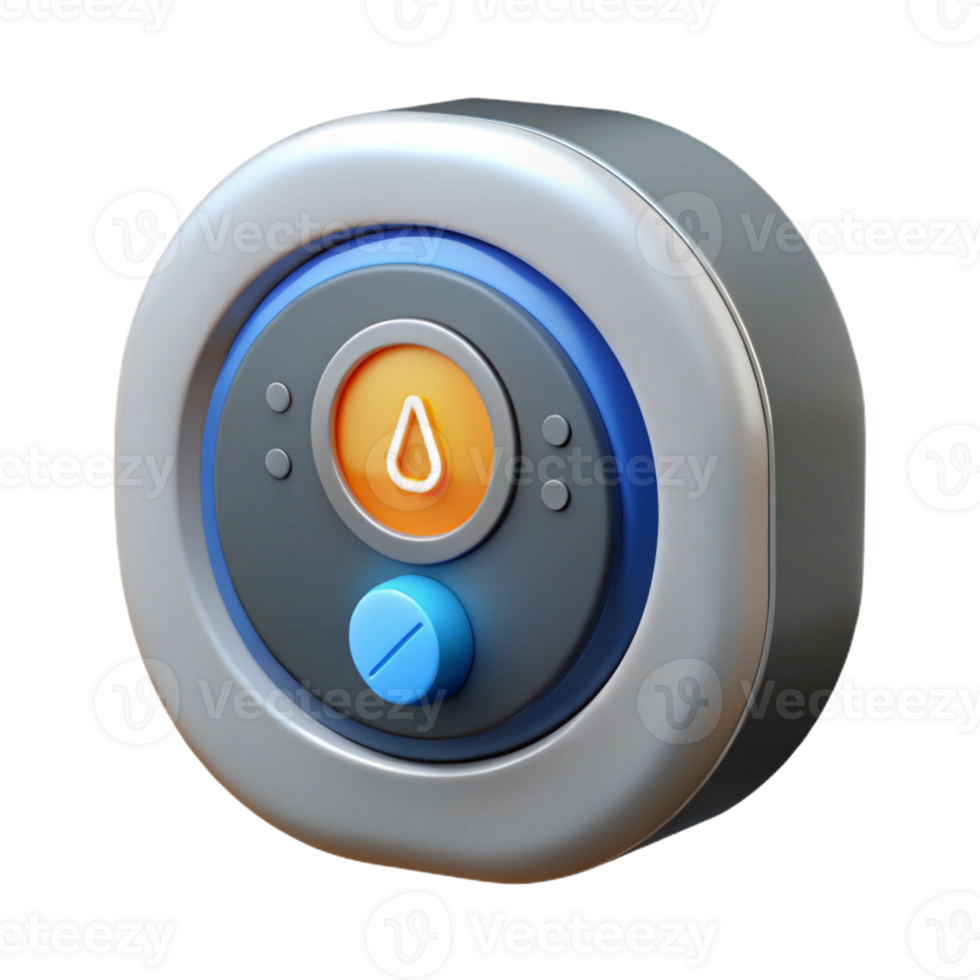 elegant classic A smart thermostat high resolution png