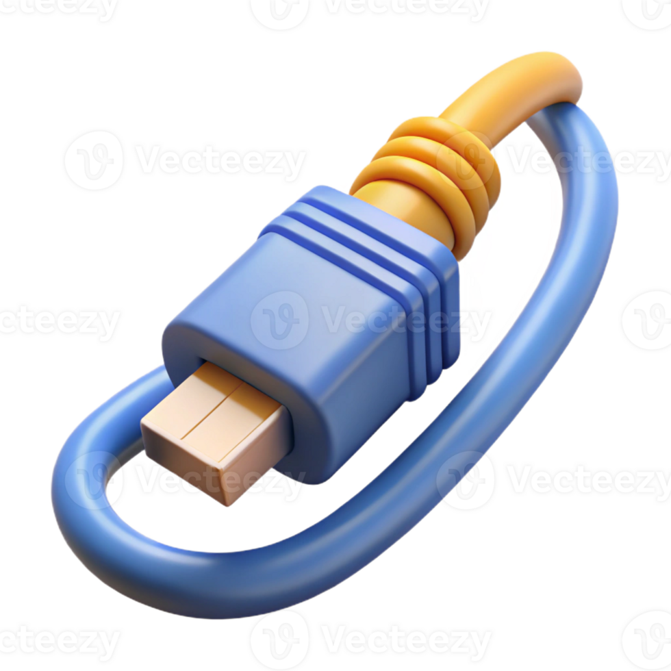 impressive abstract A network cable with connector original png