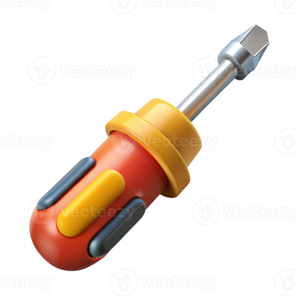 elegant creative A screwdriver with interchangeable bits authentic png