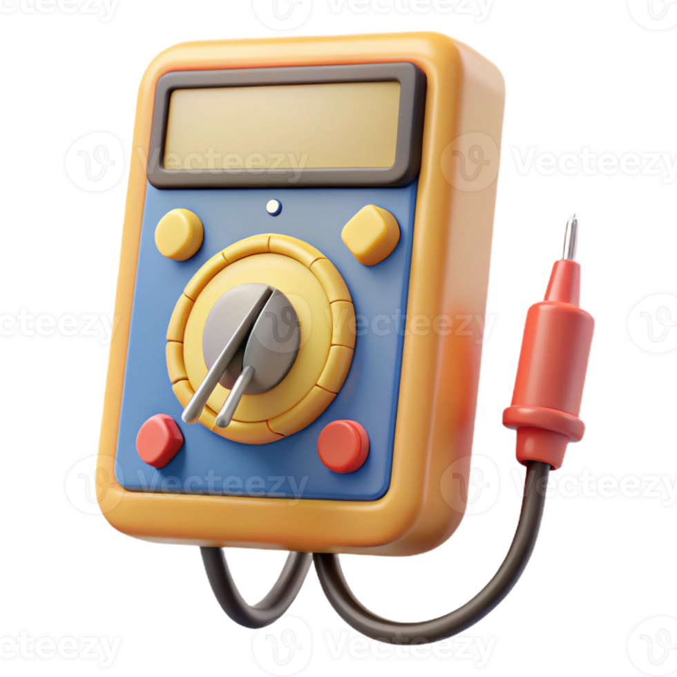 elegant rustic A multimeter for electrical testing high resolution png