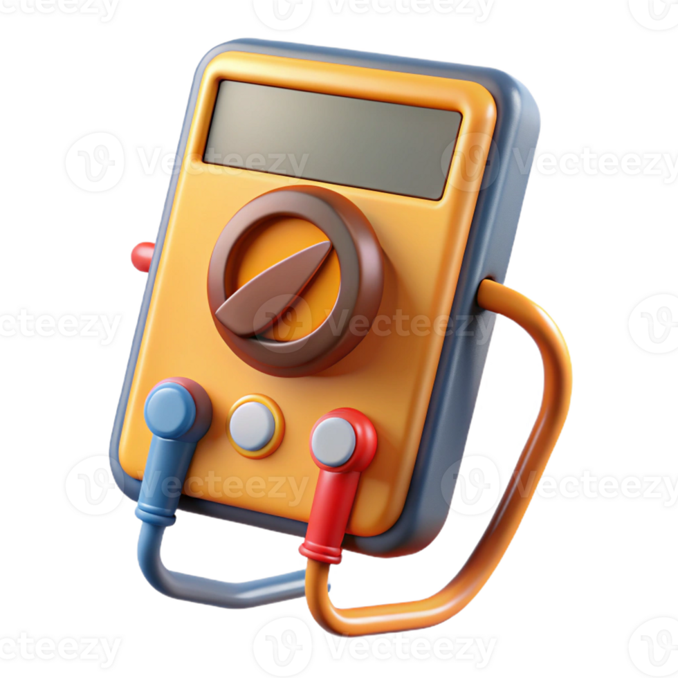 impressive classic A multimeter for electrical testing 4K png