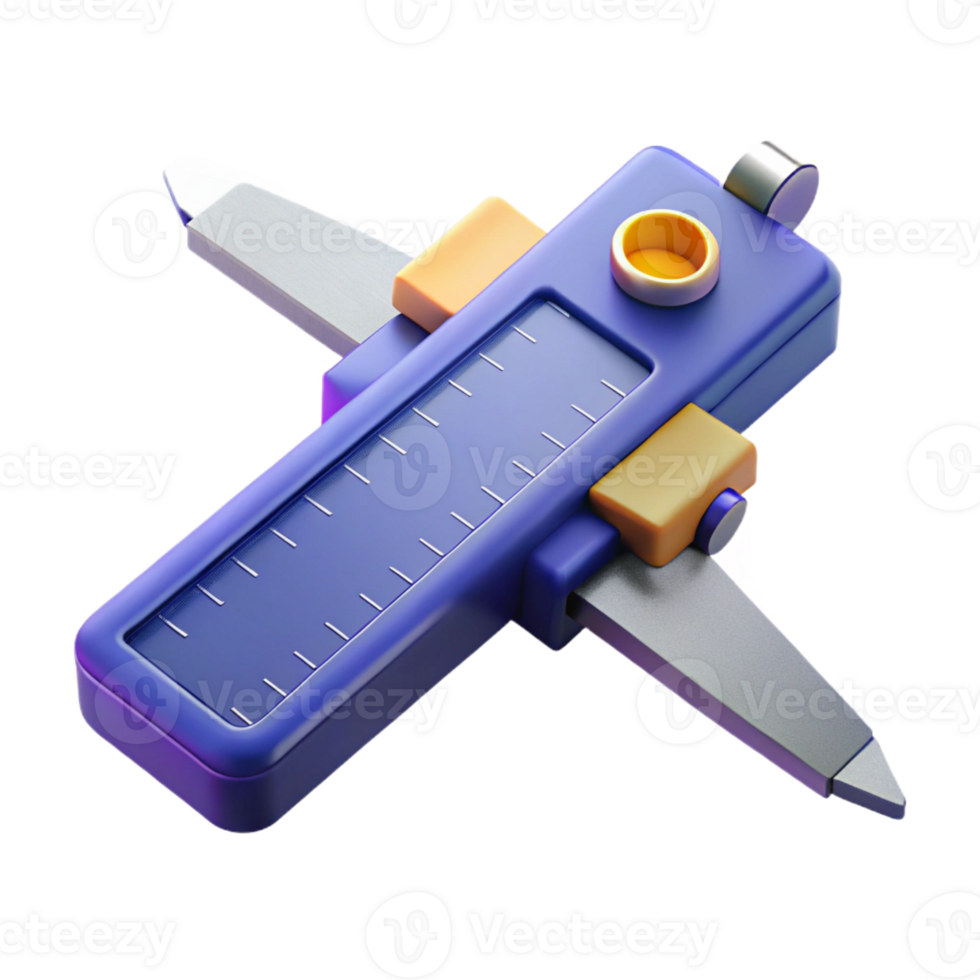 dramatic traditional A digital caliper for precise measurements high resolution png