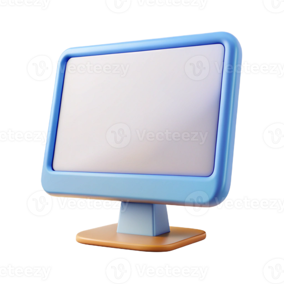 extraordinary creative A blank computer monitor screen high resolution png