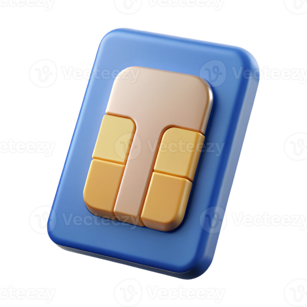 wonderful vintage A SIM card for a mobile phone premium png