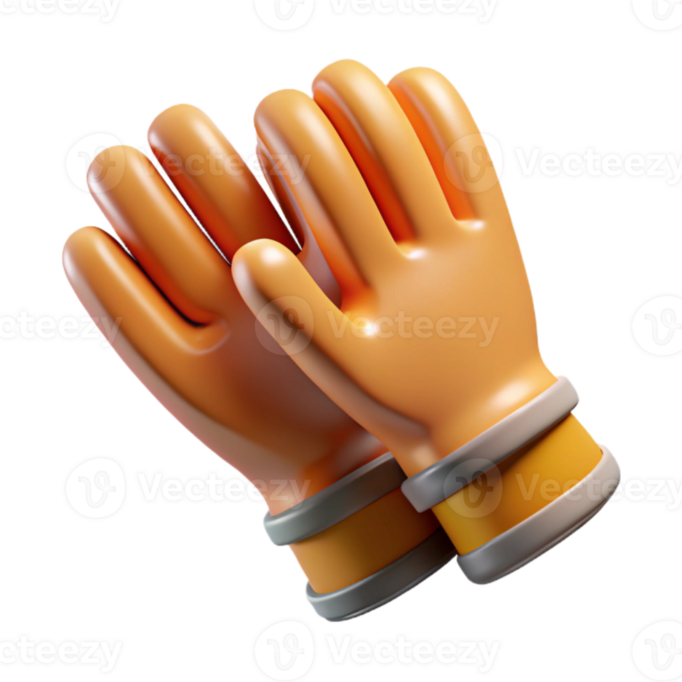magnificent classic A pair of work gloves genuine png