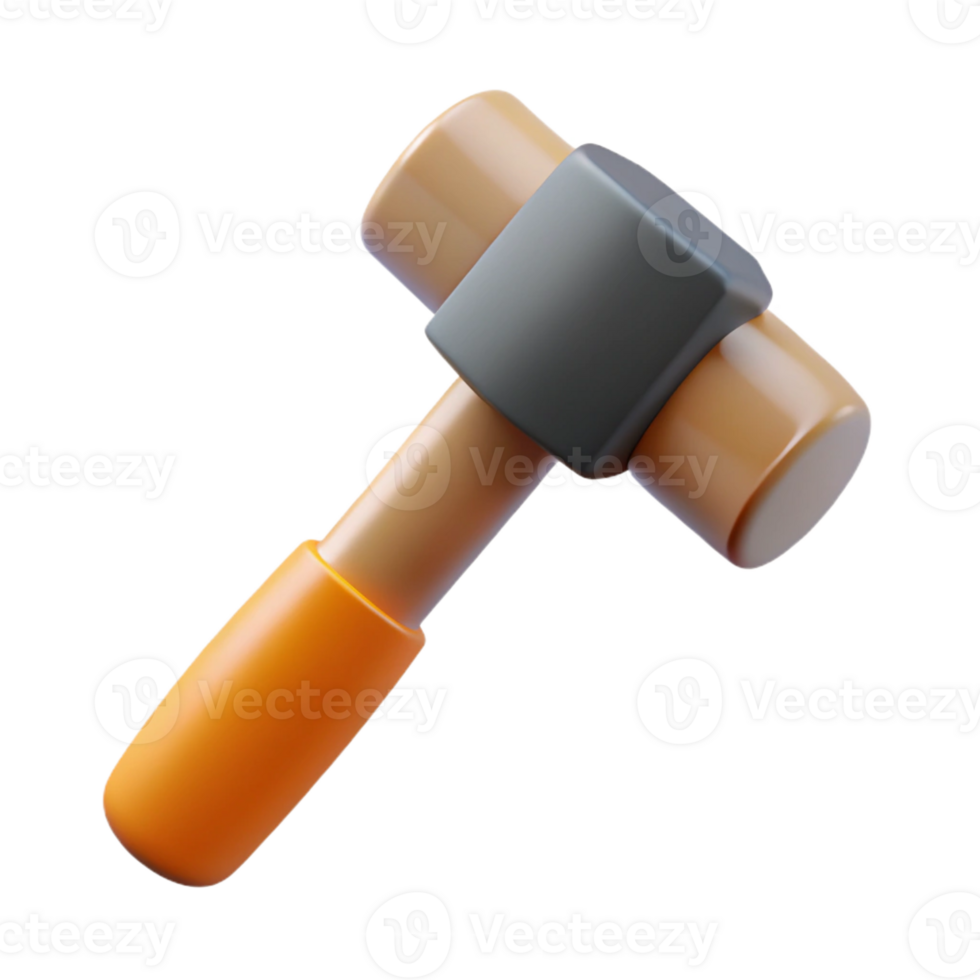 elegant artistic A hammer detailed png