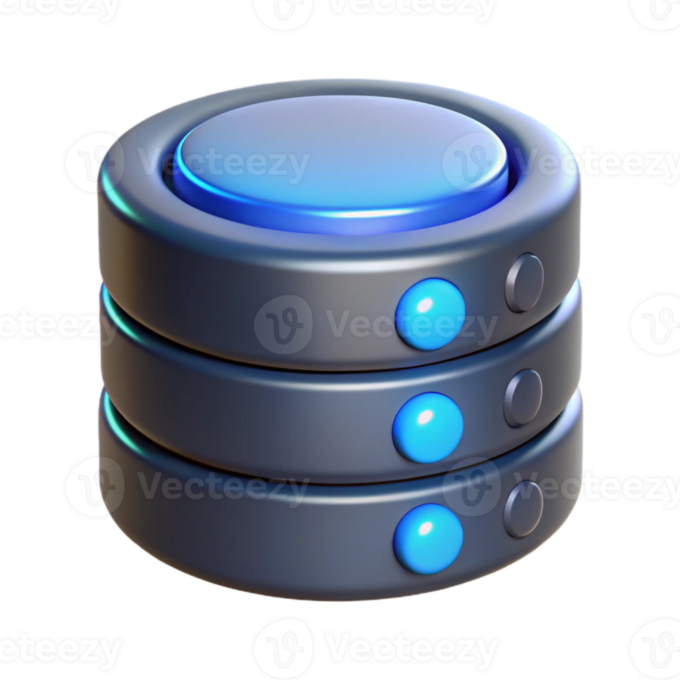 dramatic creative High-tech data storage device with blinking lights, exclusive png