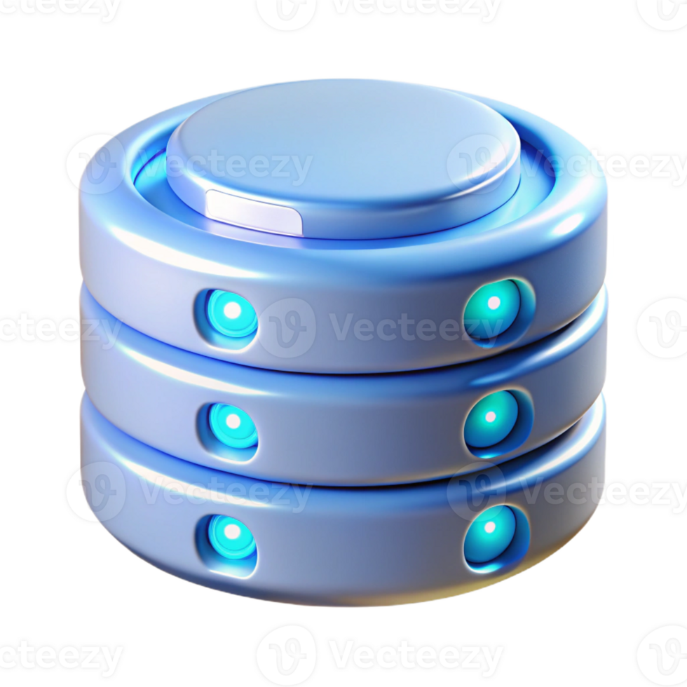 magnificent classic High-tech data storage device with blinking lights, detailed png
