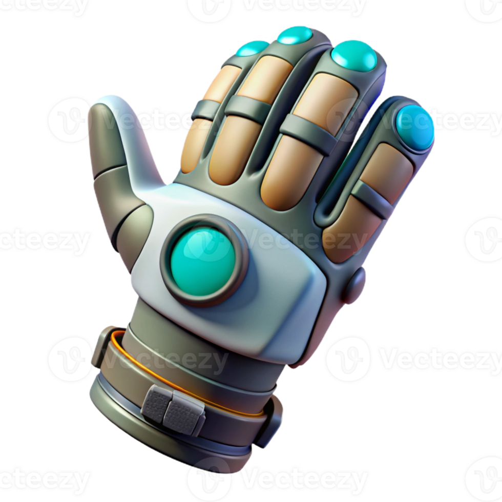 magnificent rustic Futuristic spacesuit glove with tactile sensors, genuine png